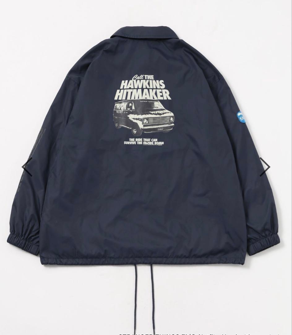 【STRANGER THINGS】ニコアンド コーチジャケット ダークネイビー