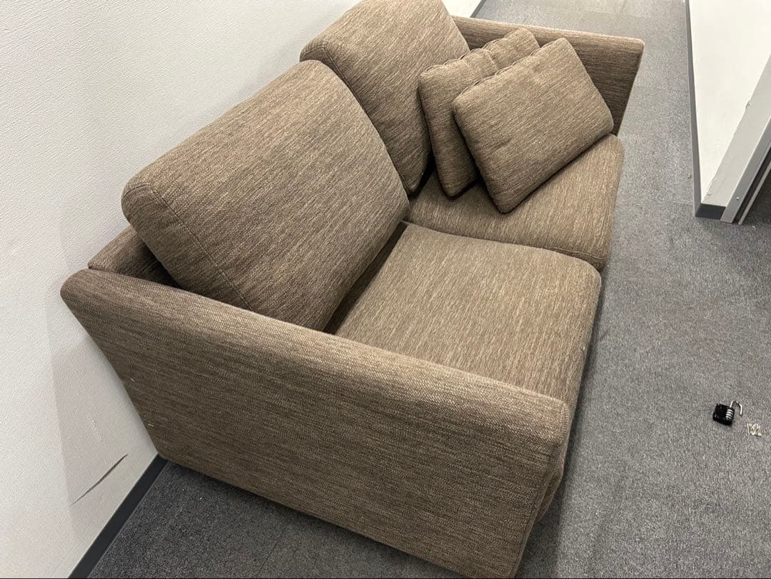 ニトリ　2人がけファブリックソファ　CA10 DR-DMO ダークモカ