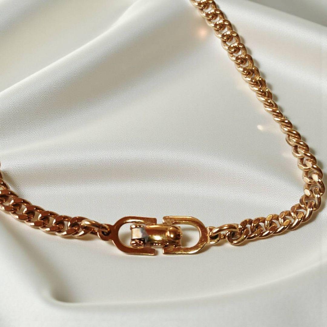 Dior ディオール CDロゴ ラインストーン ブレスレット ゴールド