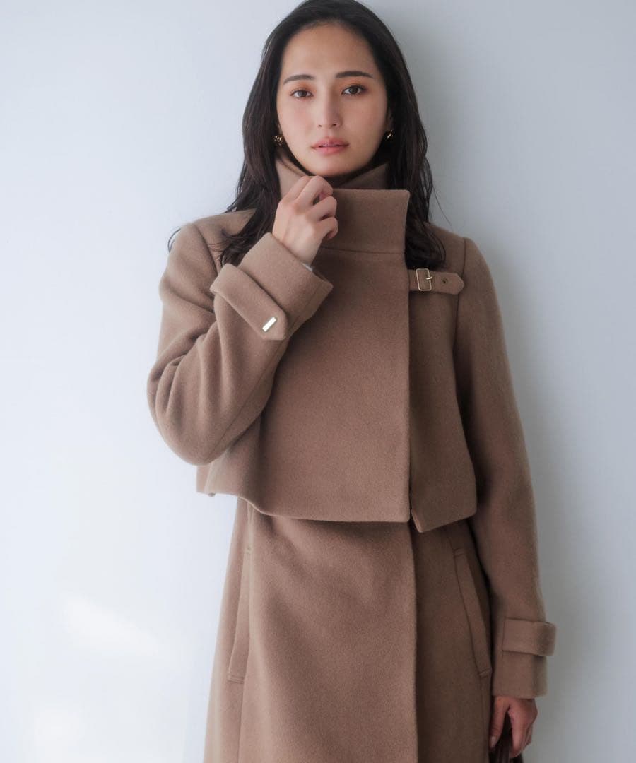 NOELA ２ＷＡＹスタンドカラーウールコート