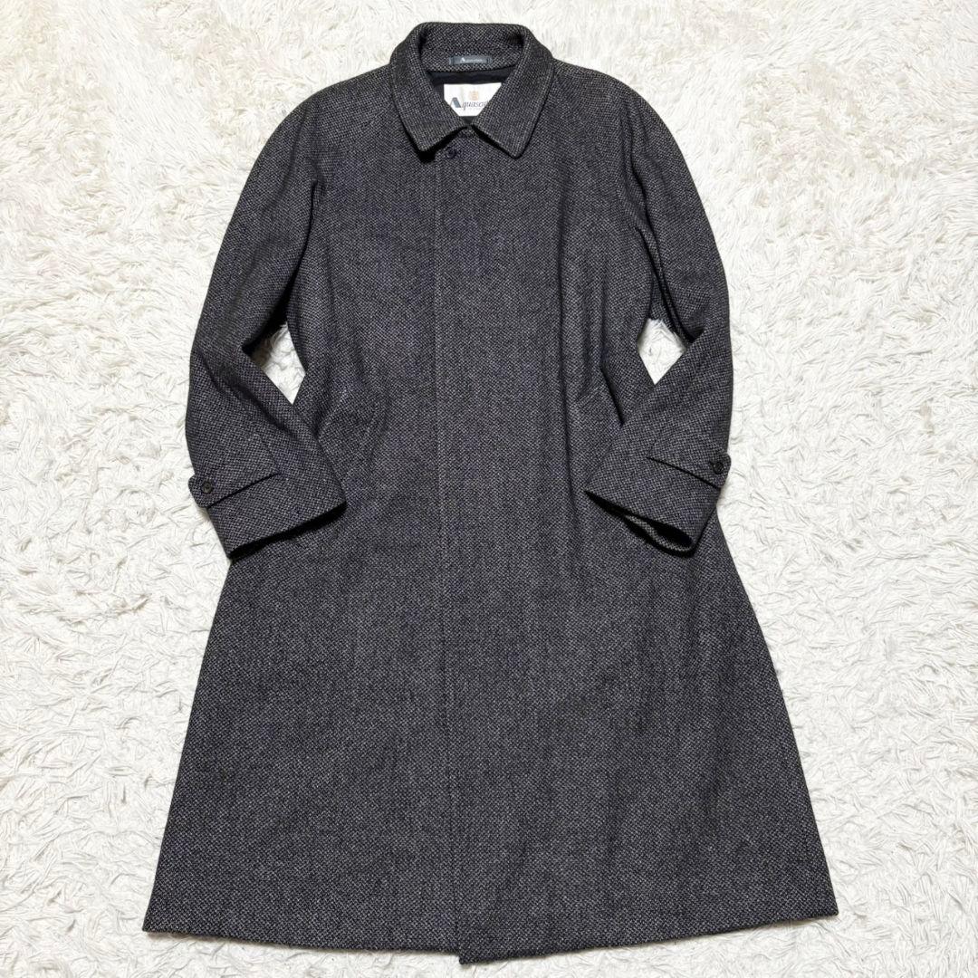 極美品 アクアスキュータム ステンカラーコート　カシミヤ100%