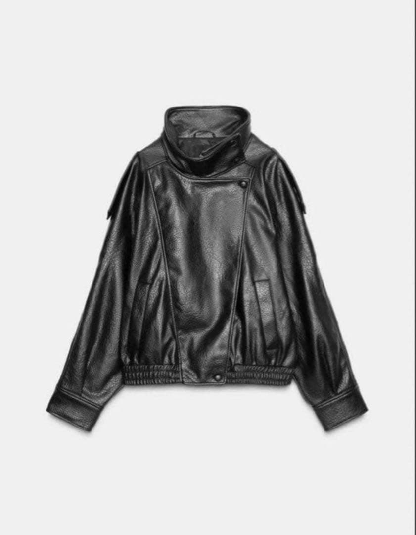 ZARA フェイクレザージャケットSサイズ