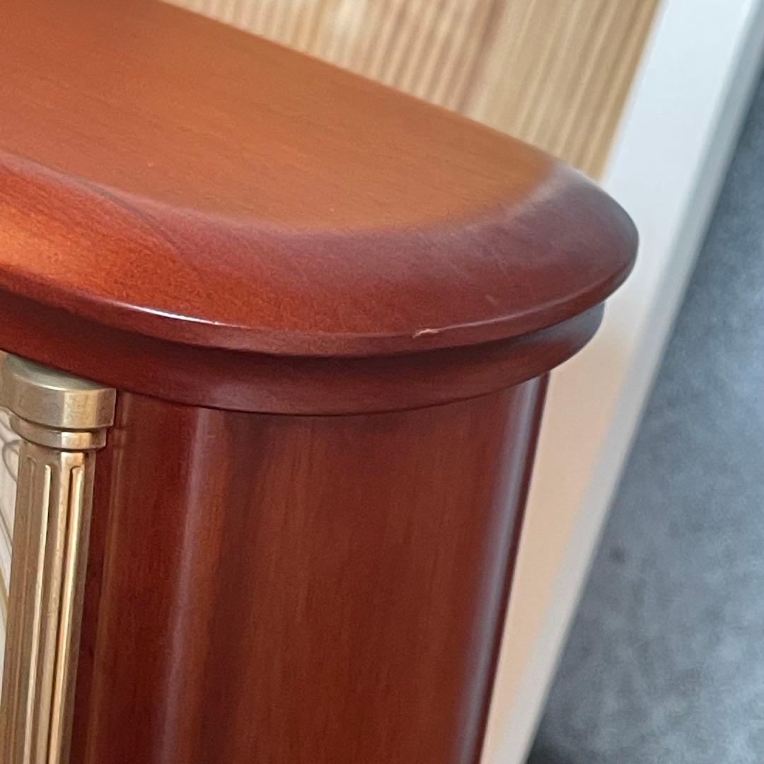 SEIKO EMBLEM 電波 置き 時計 スワロフスキー BY227B