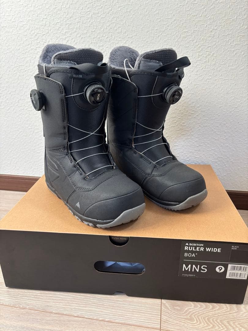 Burton RULER WIDE BOA ブラック　27cm