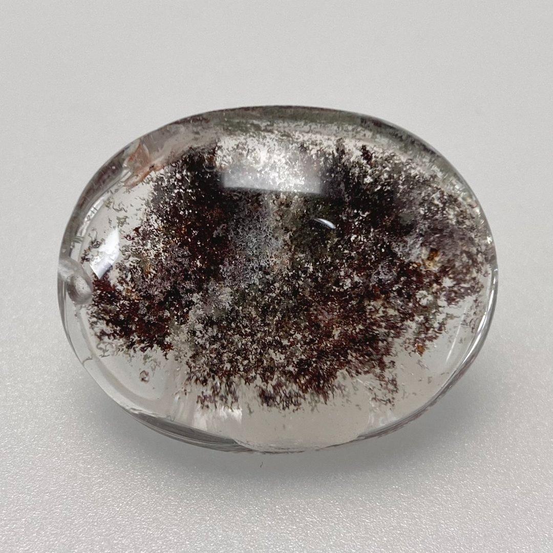 ガーデンクォーツ　穴あき　ルース　天然石　インクォーツ　a10122