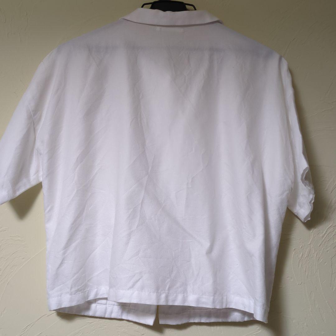 ミナペルホネン　襟付き半袖ブラウス