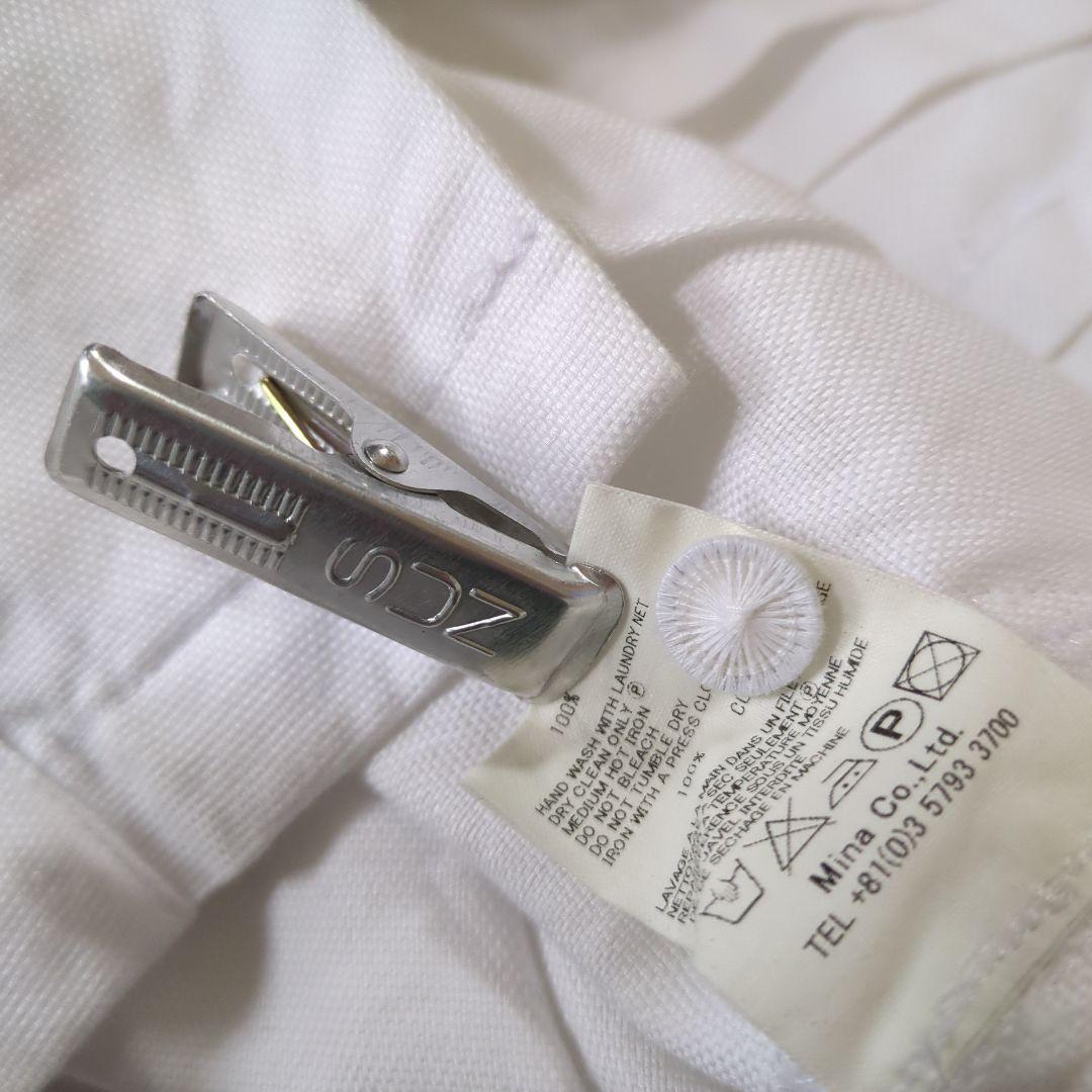 ミナペルホネン　襟付き半袖ブラウス