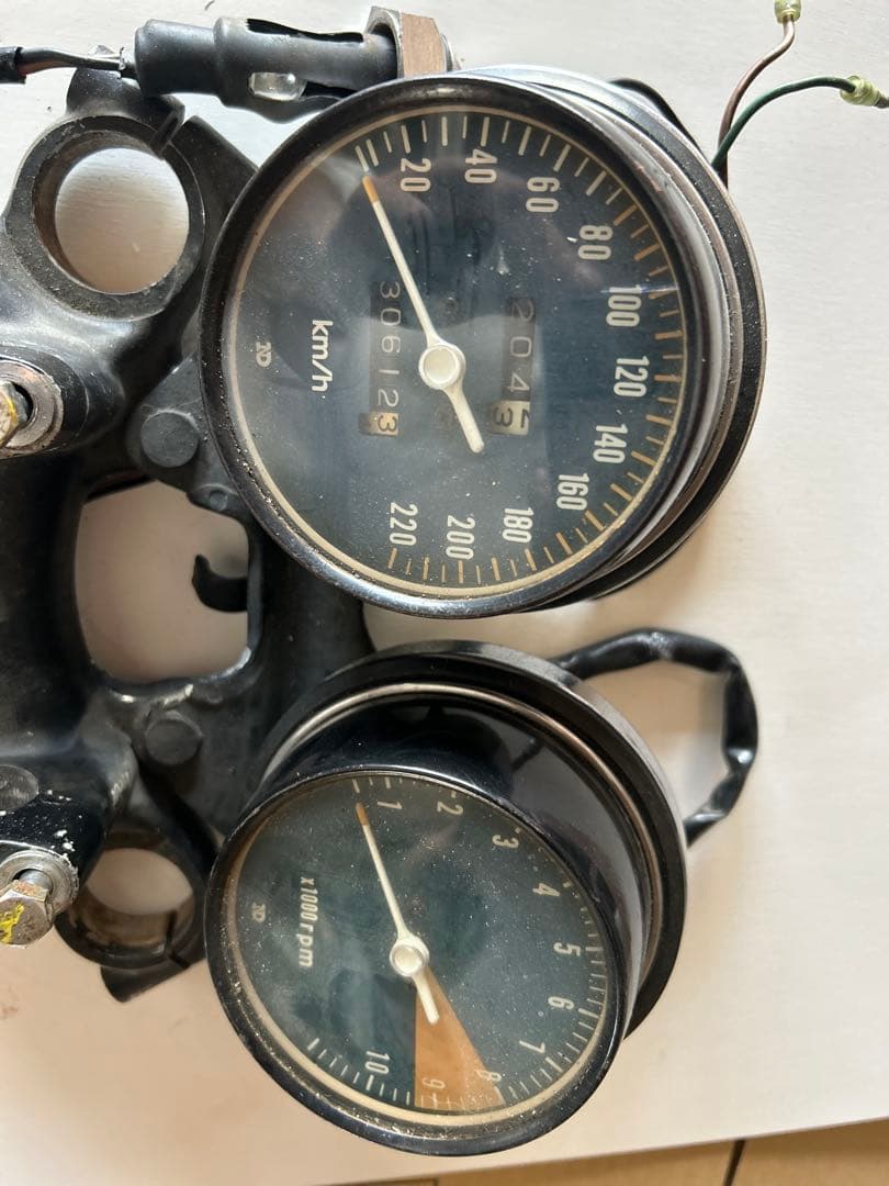 a*s様 【当時物】cb750k バイク スピードメーター タコメーターセット