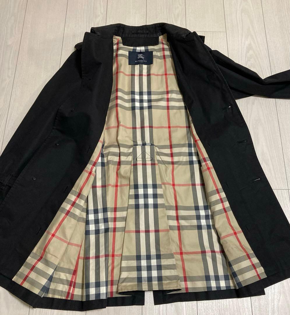 バーバリー　ロンドン ライナー付きトレンチコート ブラック　メンズ　Mサイズ