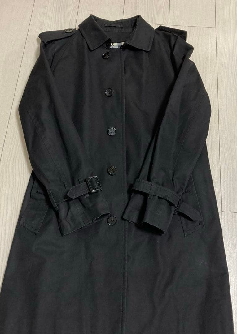 バーバリー　ロンドン ライナー付きトレンチコート ブラック　メンズ　Mサイズ