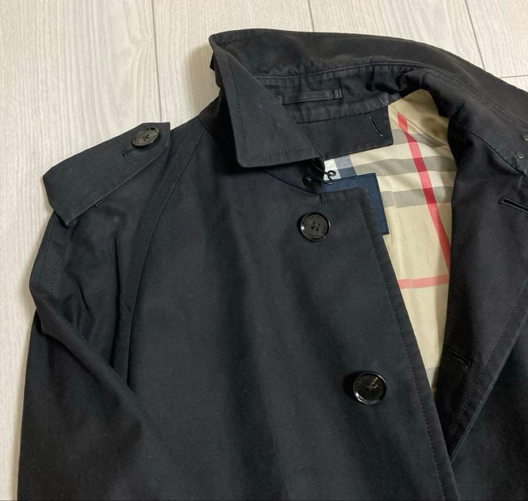 バーバリー　ロンドン ライナー付きトレンチコート ブラック　メンズ　Mサイズ