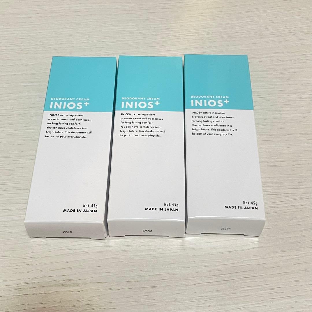 INIOS+ デオドラントクリーム 3本セット