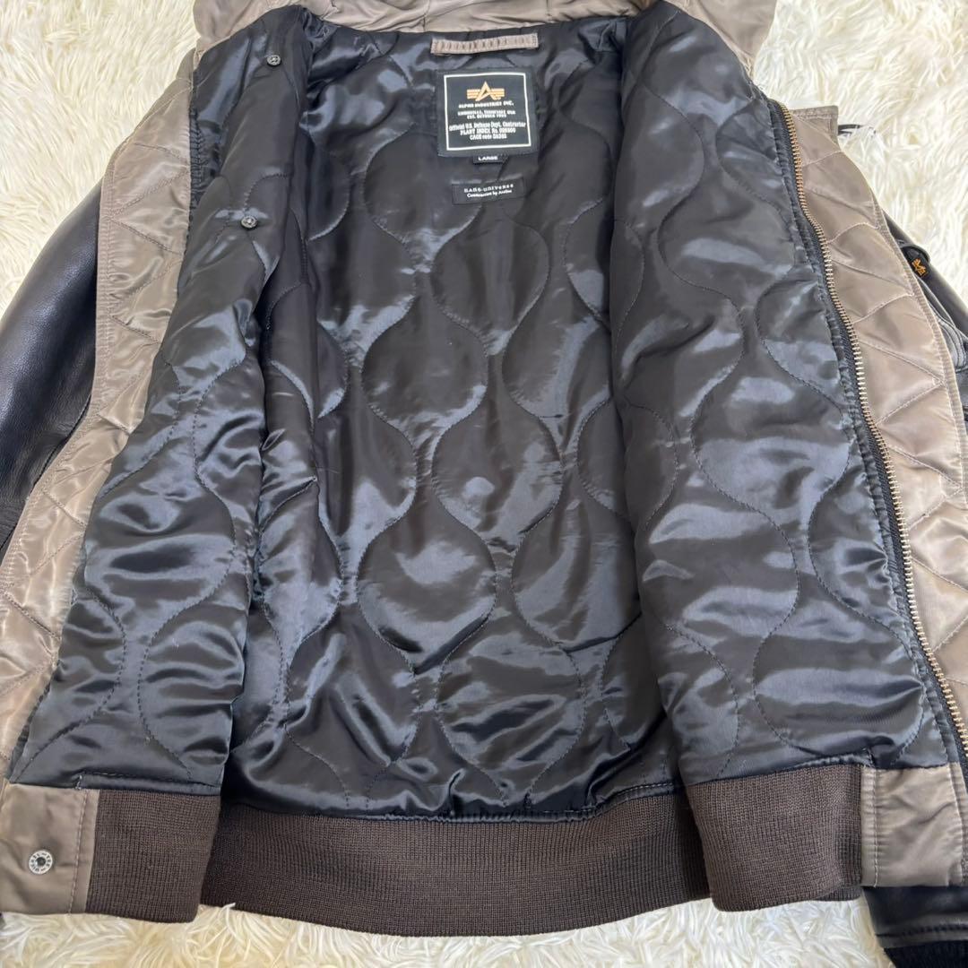 アルファ ナノユニバース 別注 フライトジャケット N-2B