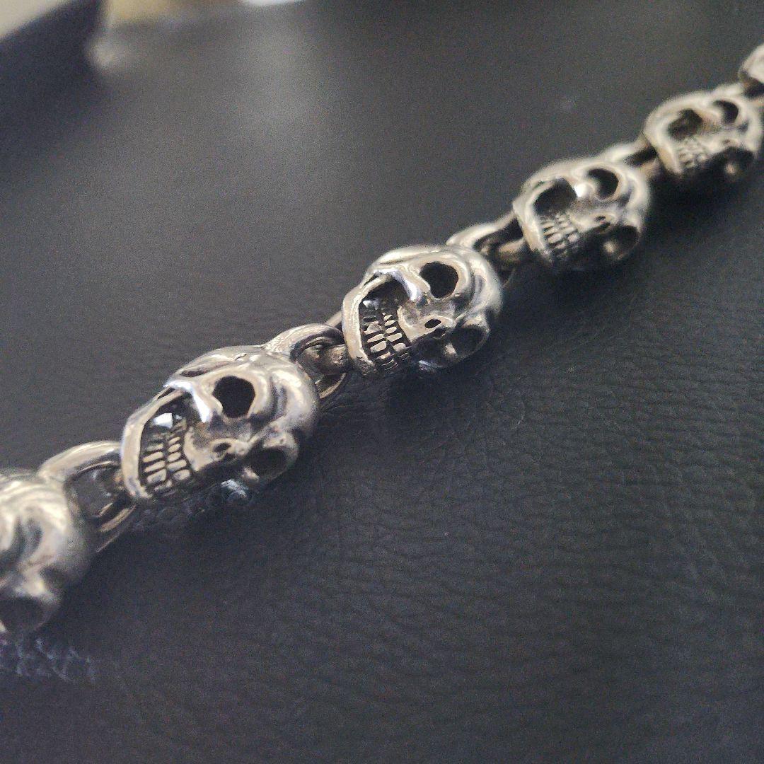 生前 ガボール 8スカルブレスレット