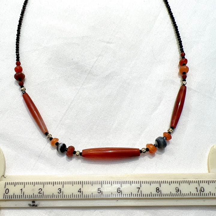 ✴︎希少✴︎ アンティークネックレス オリジナルデザイン カーネリアン