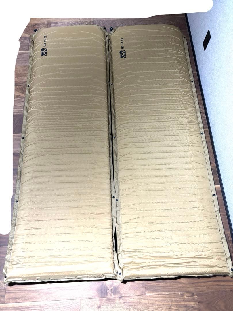 WAQ スリーピングマット 8cm 2枚セット コヨーテ