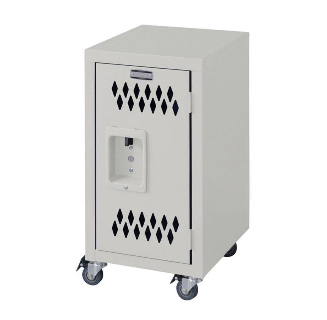 【美品】スチールチェスト キャスター付き アイボリー TPN-40IV