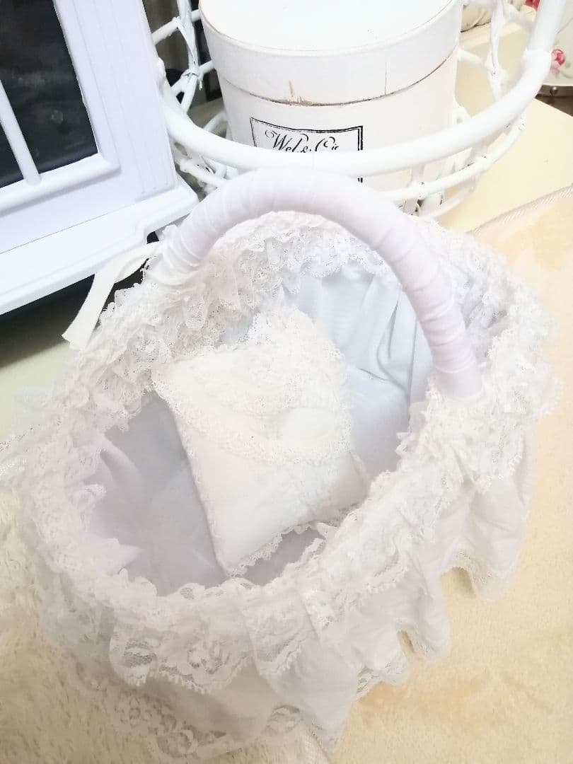 猫ちゃん♡親子♡ママとベビー♡虎柄♡アートドール♡ぬいぐるみ♡かご♡