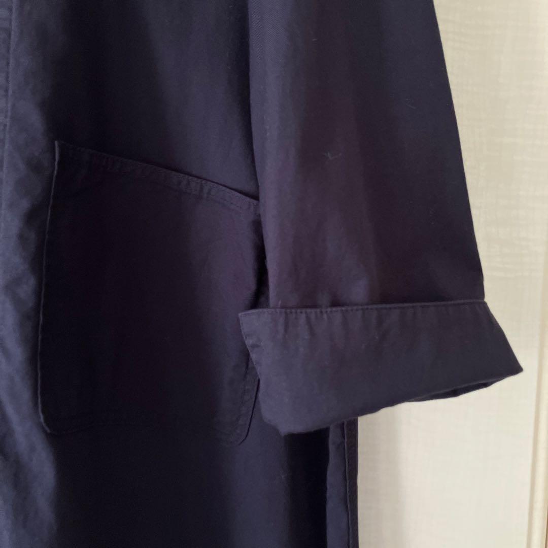 BEAMS BOY コットンツイルワークコート　ネイビー