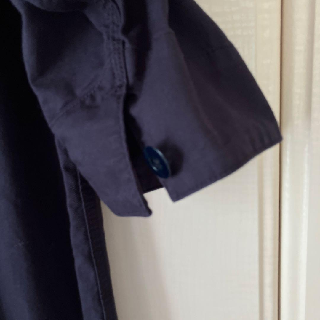 BEAMS BOY コットンツイルワークコート　ネイビー