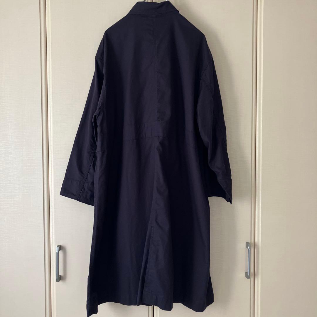 BEAMS BOY コットンツイルワークコート　ネイビー