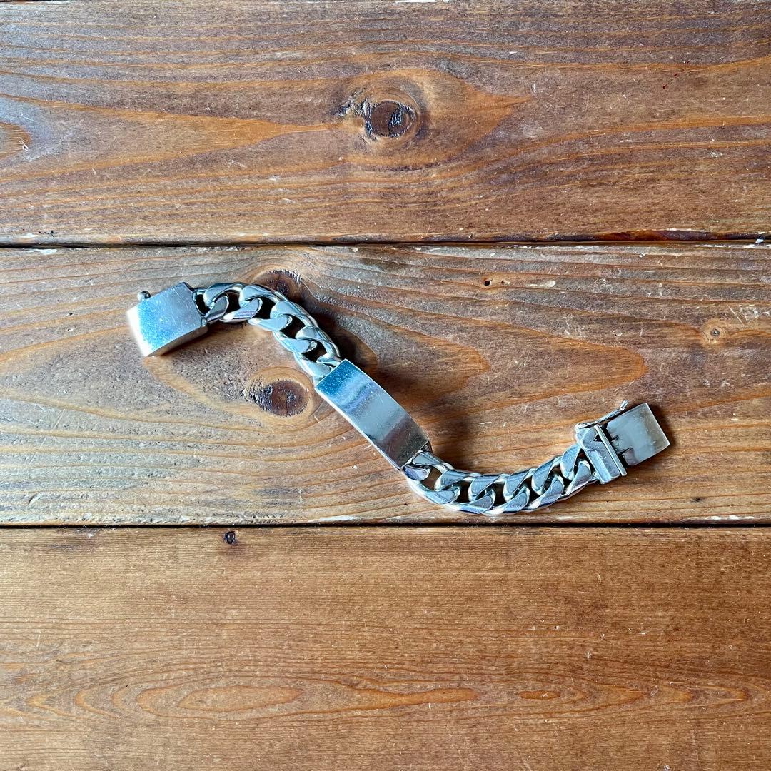 Vintage IDブレスレット versani シルバー925 スターリング