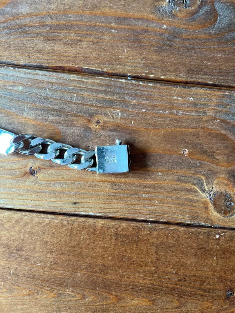 Vintage IDブレスレット versani シルバー925 スターリング