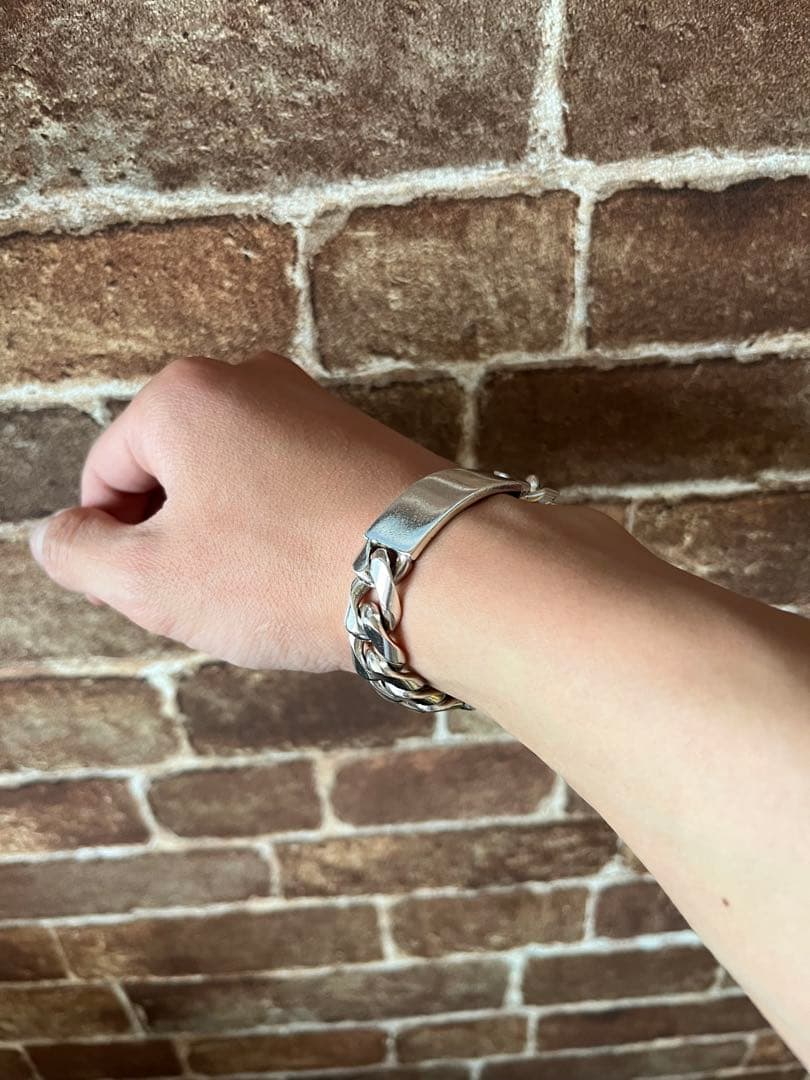 Vintage IDブレスレット versani シルバー925 スターリング