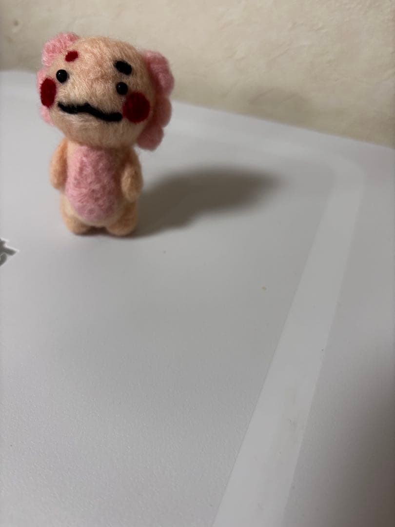 【ウーパールーパー】【no.7】羊毛フェルトキャラクター人形