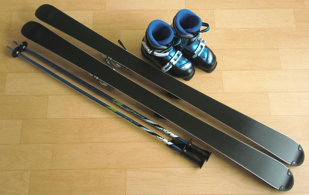 ■■送料無料■K2＋Hart■ジュニア用スキー4点セット■136/24■WAX■