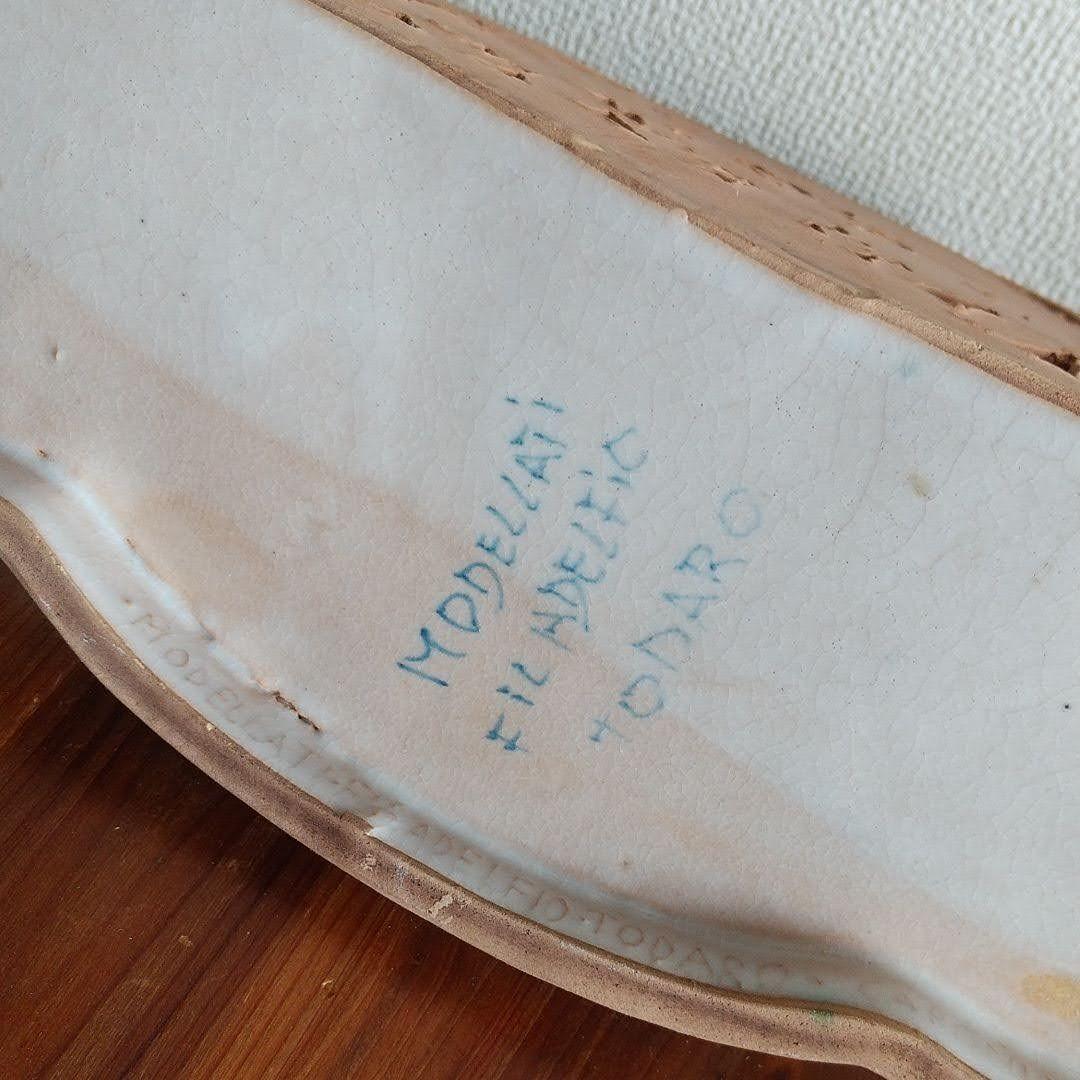 イタリアン✴️陶器 壁面飾棚✴️13インチウォールシェルフ