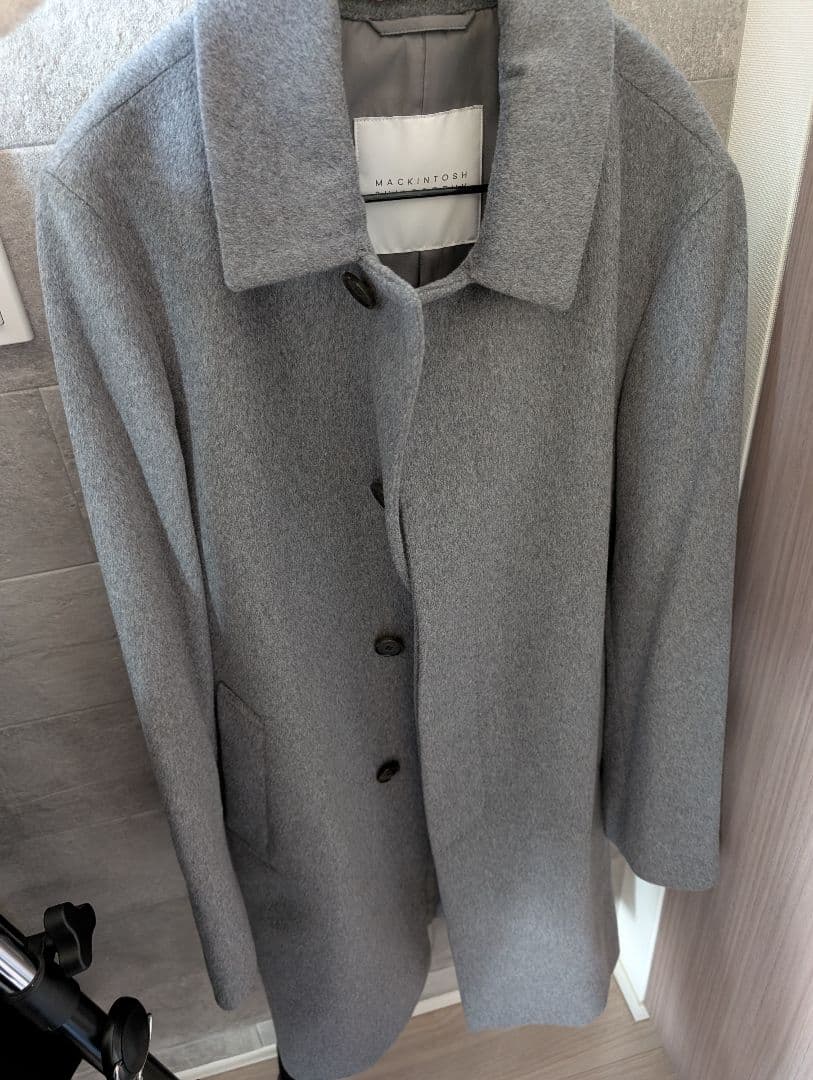 【美品】マッキントッシュフィロソフィー　ウールステンカラーコート