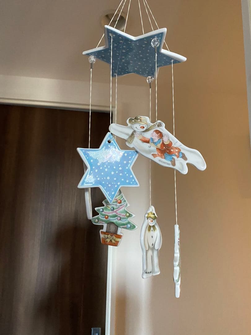 超希少ロイヤルドルトン❤︎フライングスノーマン❤︎クリスマスモビール