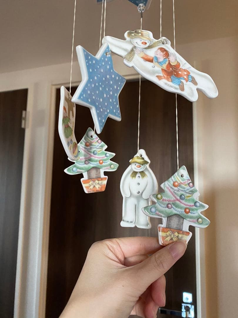 超希少ロイヤルドルトン❤︎フライングスノーマン❤︎クリスマスモビール