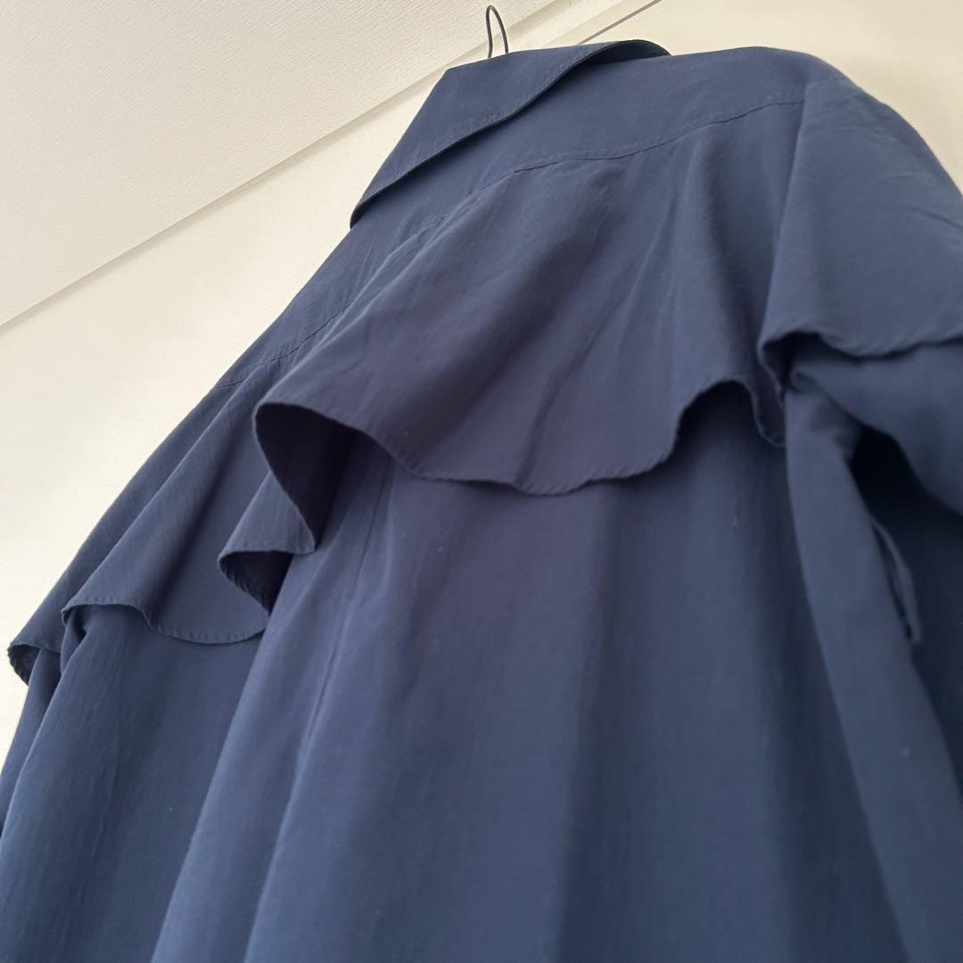 【CLANE】BACK FRILL TRENCH COAT