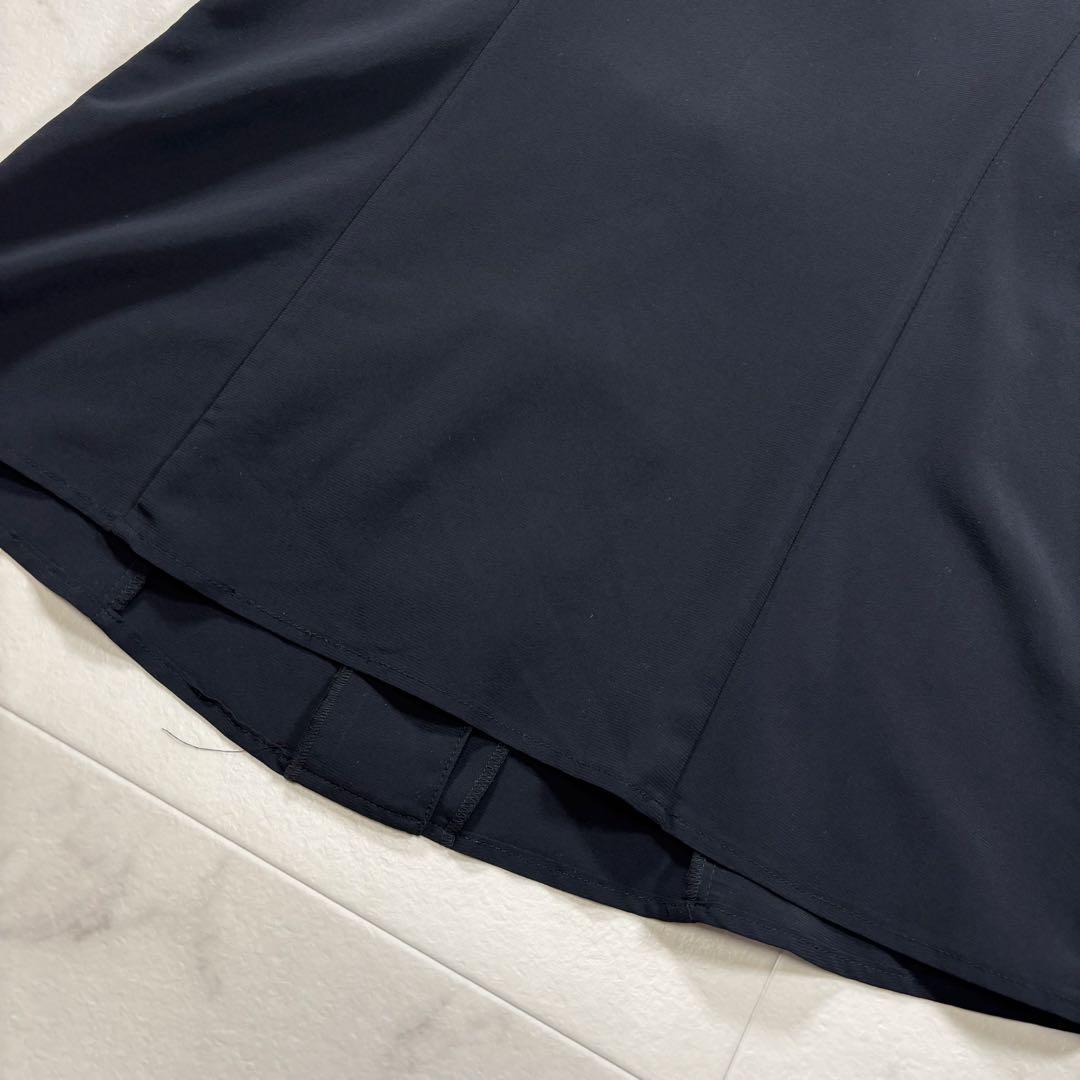 【美品】MIHO MATSUDA パフスリーブブラウス フリル レース 黒