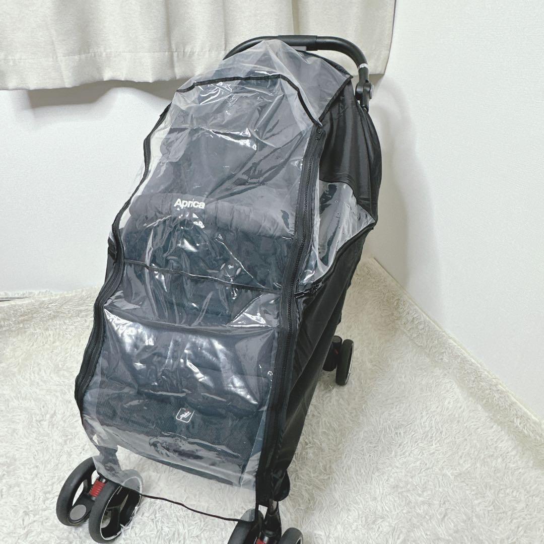アップリカ　Aprica　最上級　オプティアクションプレミアム　レインカバー付き