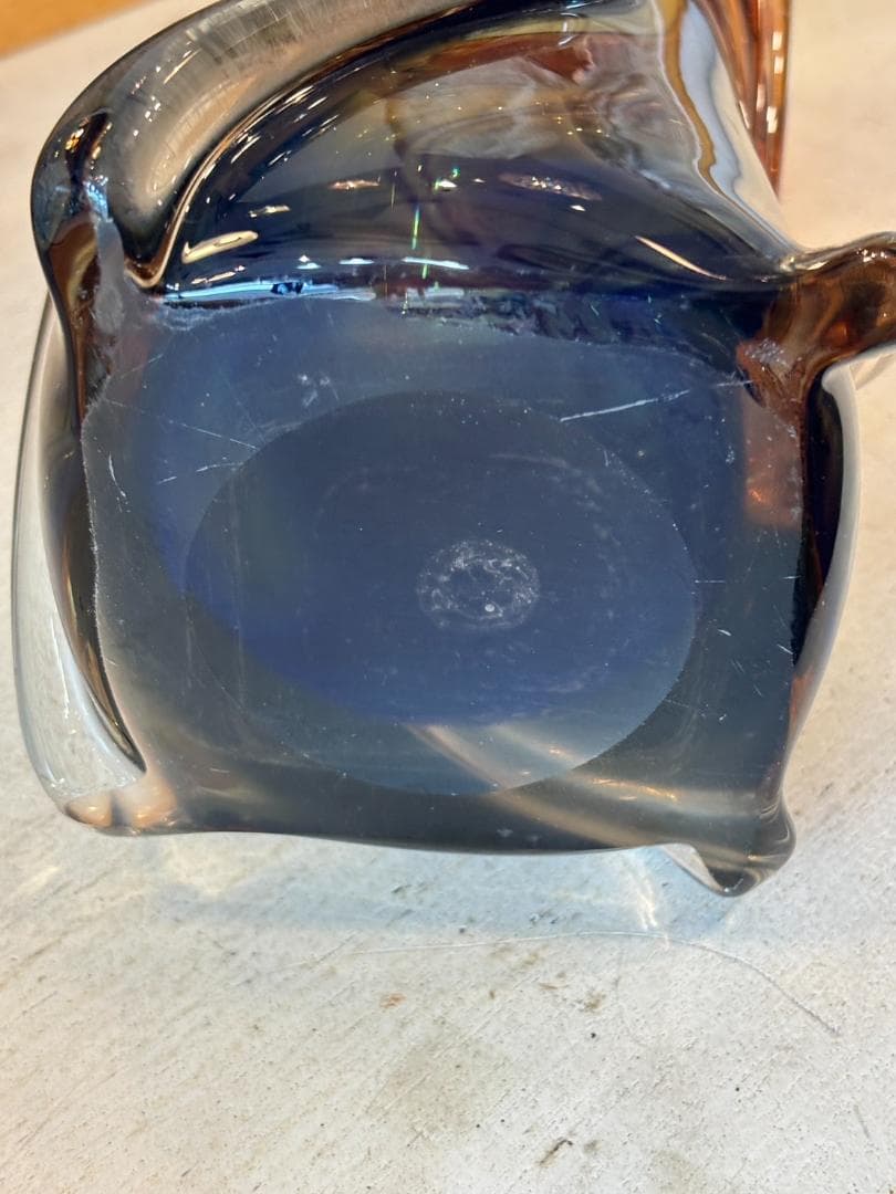 マルティガラス / 花器 / 花瓶 / 昭和レトロ / フラワーベース