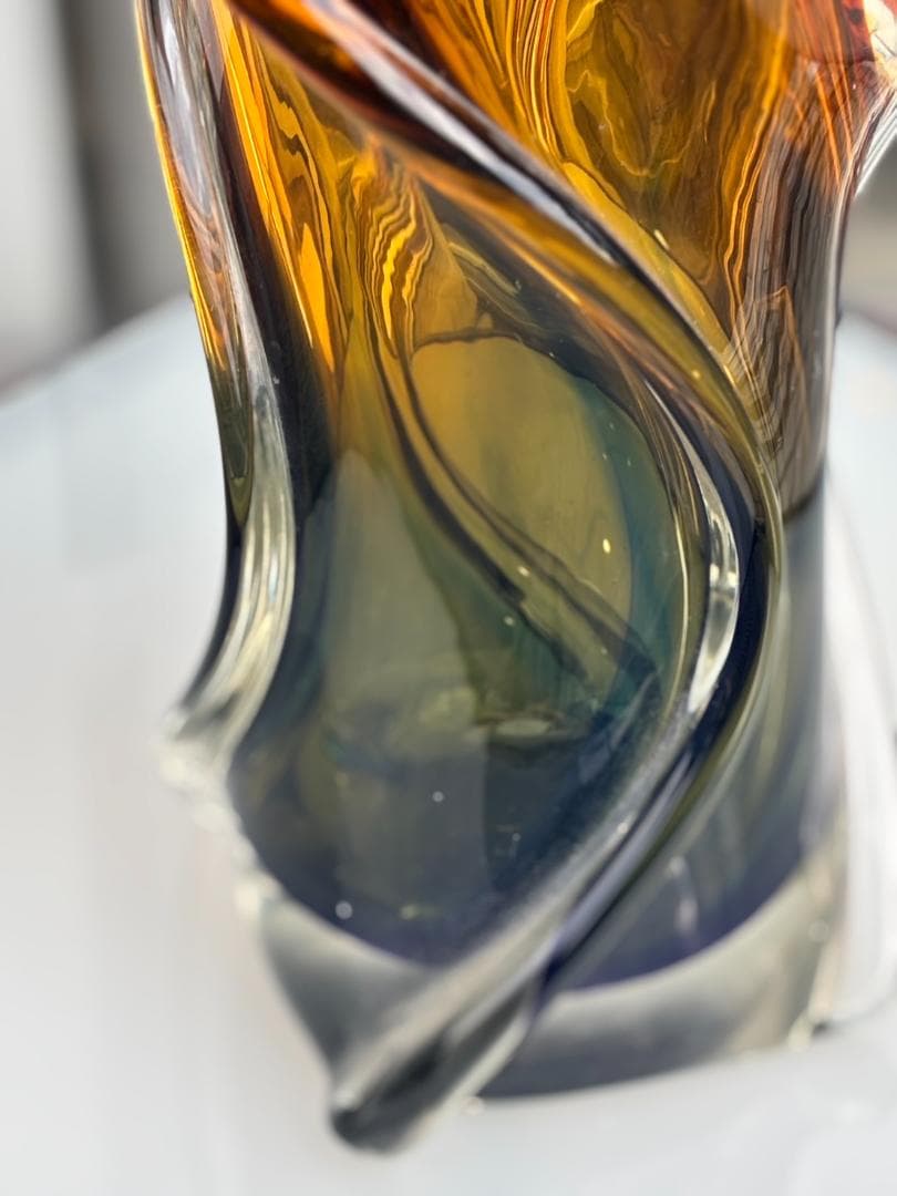 マルティガラス / 花器 / 花瓶 / 昭和レトロ / フラワーベース