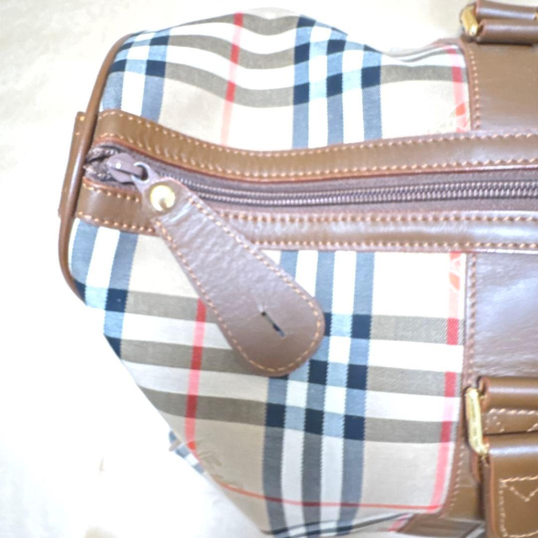 ✨希少✨ バーバリー ボストンバッグ 月桂樹 ノバチェック シャドーホース