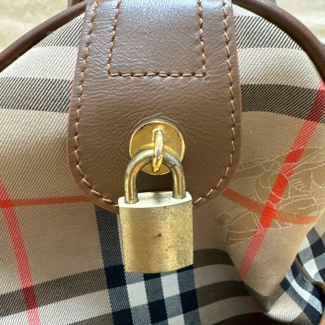 ✨希少✨ バーバリー ボストンバッグ 月桂樹 ノバチェック シャドーホース