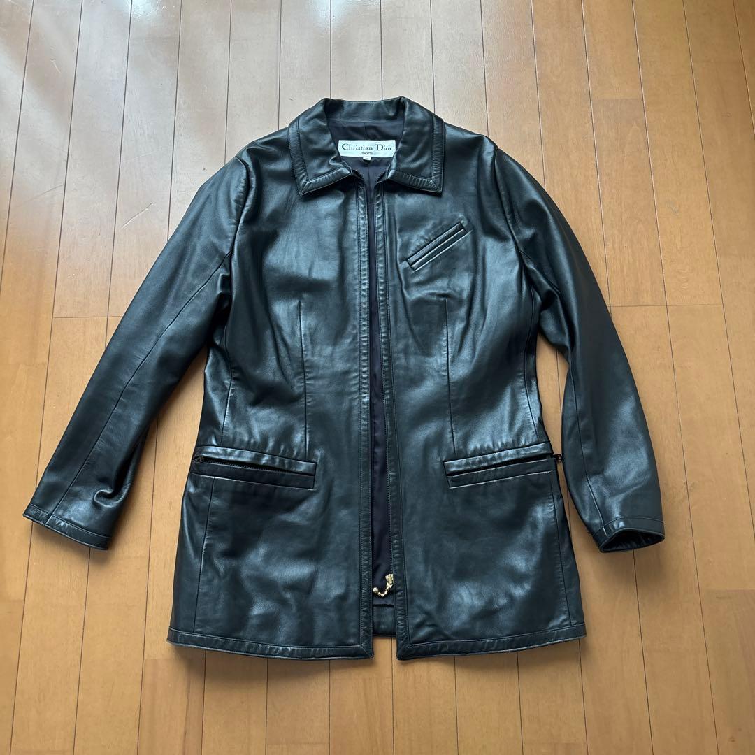 クリスチャンディオール　スポーツ　革のジャケット