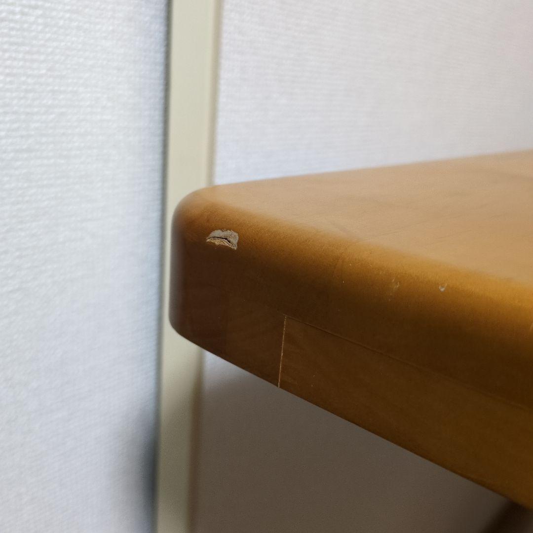 たのメル便　昇降テーブル　無段階　ガス圧式　キャスター付き　ナチュラルウッド