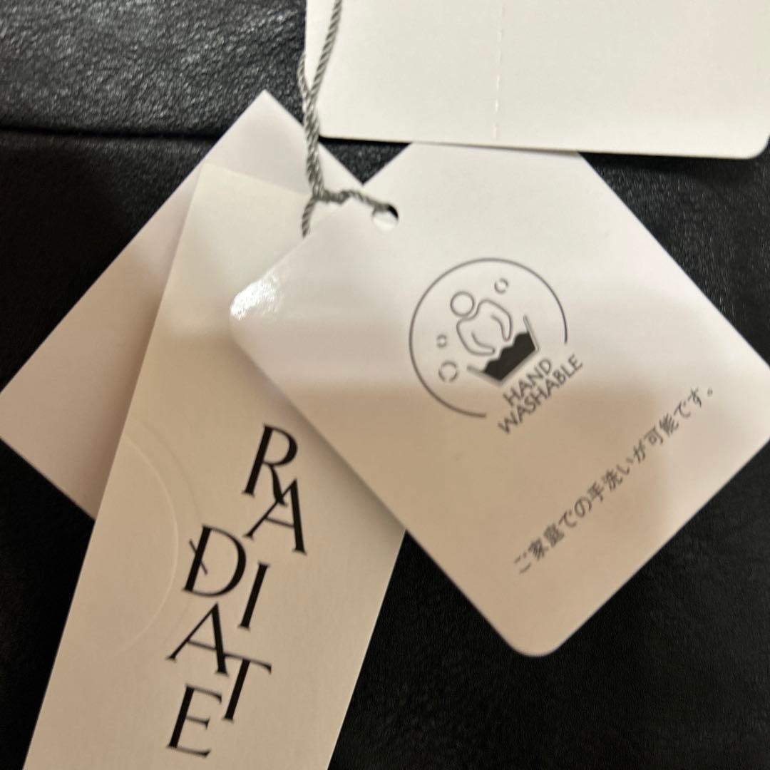 ねち RADIATE フェイクレザーフリルジャケット新品未使用　ラシュッド