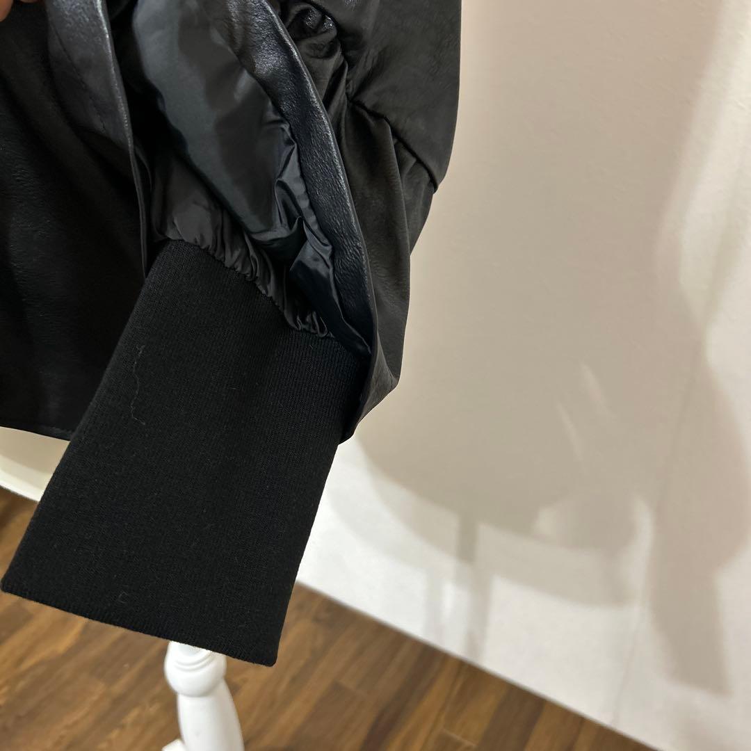 ねち RADIATE フェイクレザーフリルジャケット新品未使用　ラシュッド