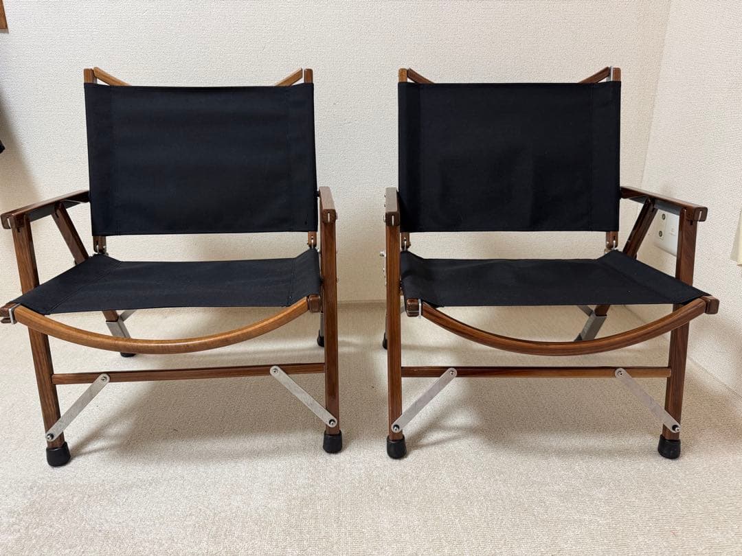 カーミットチェア　プラス　ウォールナット　2脚セット