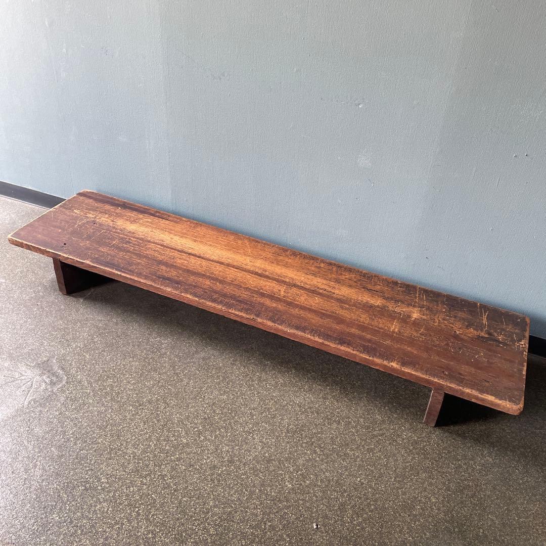 古道具　長机　展示台　テレビ台　飾り棚　ローテーブル　無垢材　アンティーク