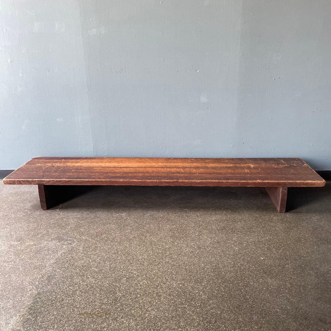 古道具　長机　展示台　テレビ台　飾り棚　ローテーブル　無垢材　アンティーク