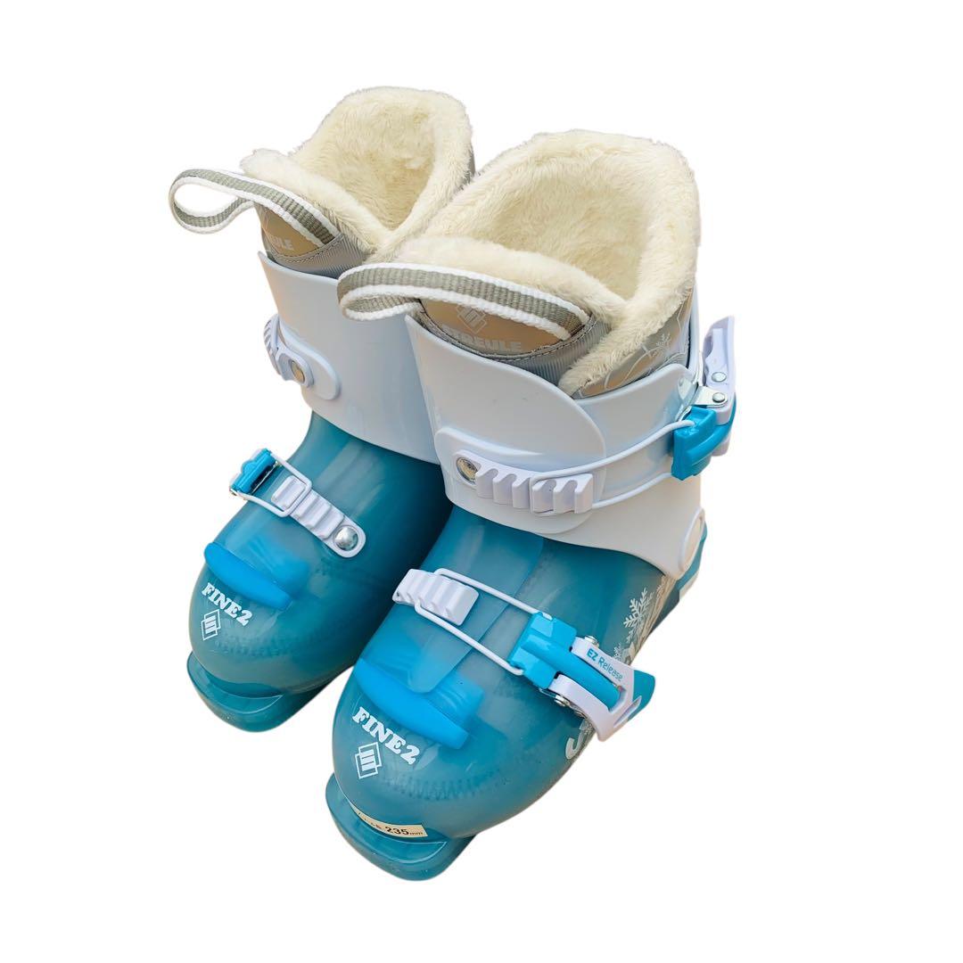 美品‼️ハートrocker 96cmスキーキッズブーツセットメンテナンス付