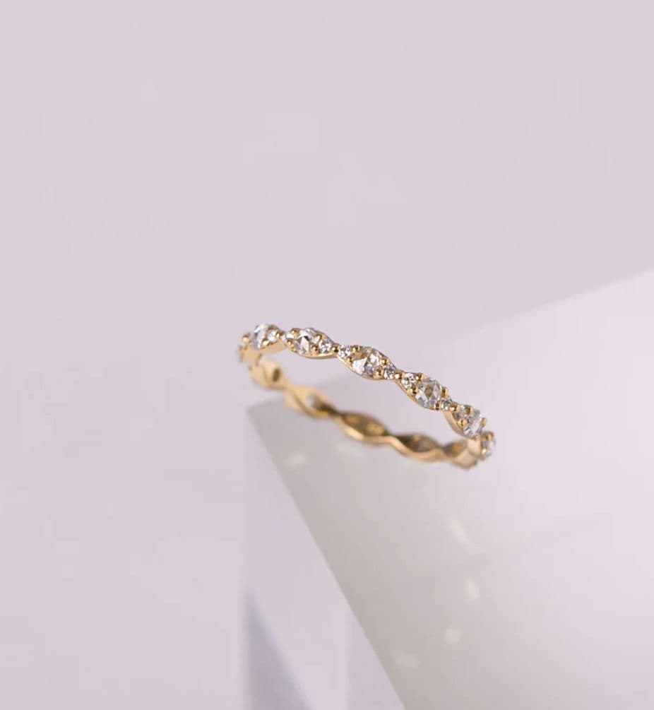 オレフィーチェ バラーレ リング PG 9号 K18 エタニティリング